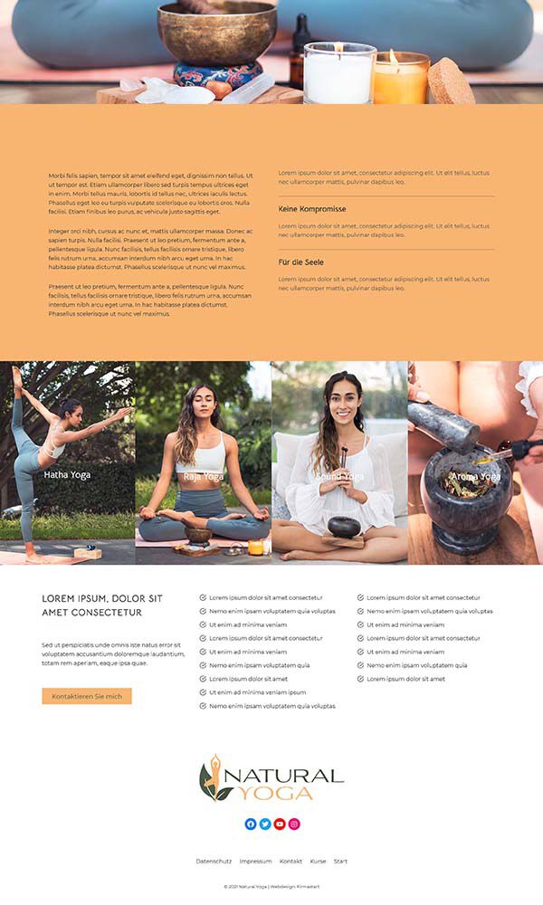 Firmastart Yoga Natur Website